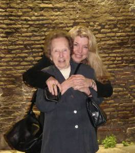 Cat & Verna (my Mom) in Rome, 2005